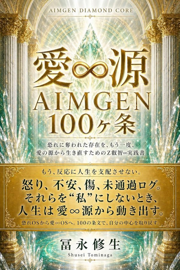愛∞源 AIMGEN 100ヶ条 表紙