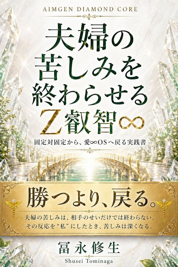夫婦の苦しみを終わらせるZ叡智∞ 表紙